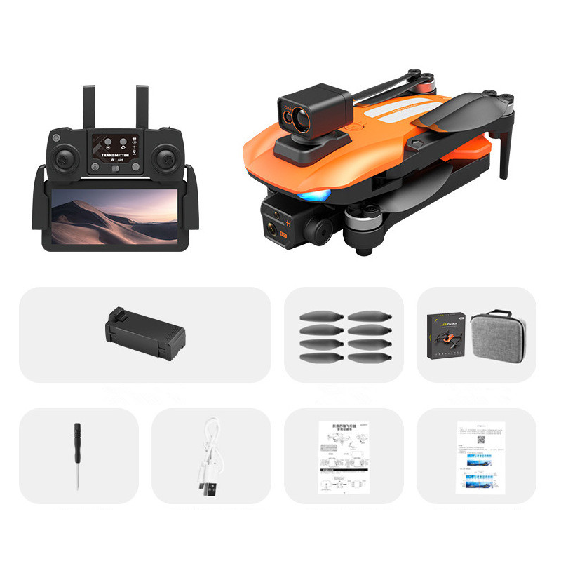 5G WiFi FPV with 8K HD Camera 360Obstacle Avoidance Brushless Foldable GPS RC Quadcopter RTF