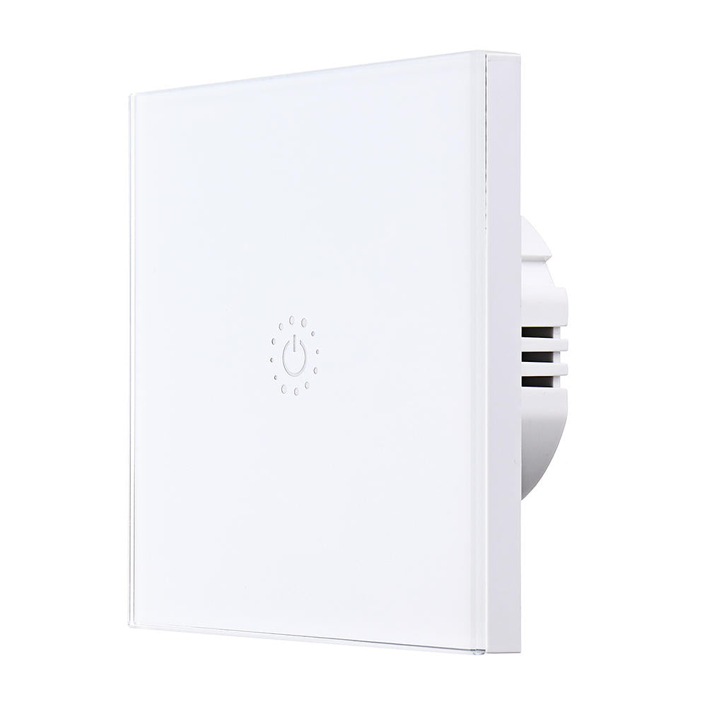 EU 433Mhz 1 Gang Smart WIFI Light Switch Interruptor Touch Wall Power Switch App Remote Control Intellegent Switch Work With Alexa Google Home