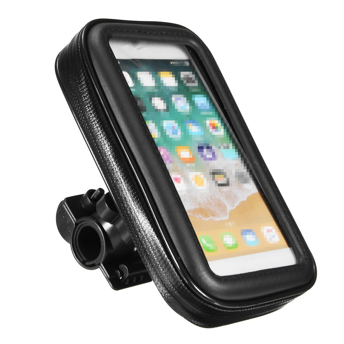 Universal Electric Bicycle Handlebar Phone GPS Holder Non-Slip Rubber Grip Waterproof Motorcycle Mobile Phone Support