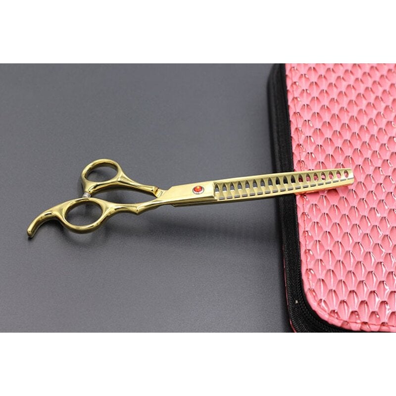 Multicolor Professional Pet Dog Scissors Stainless Steel Thinning Cutting Shears Cats Dogs Grooming Scissors Hair Trimming Tools