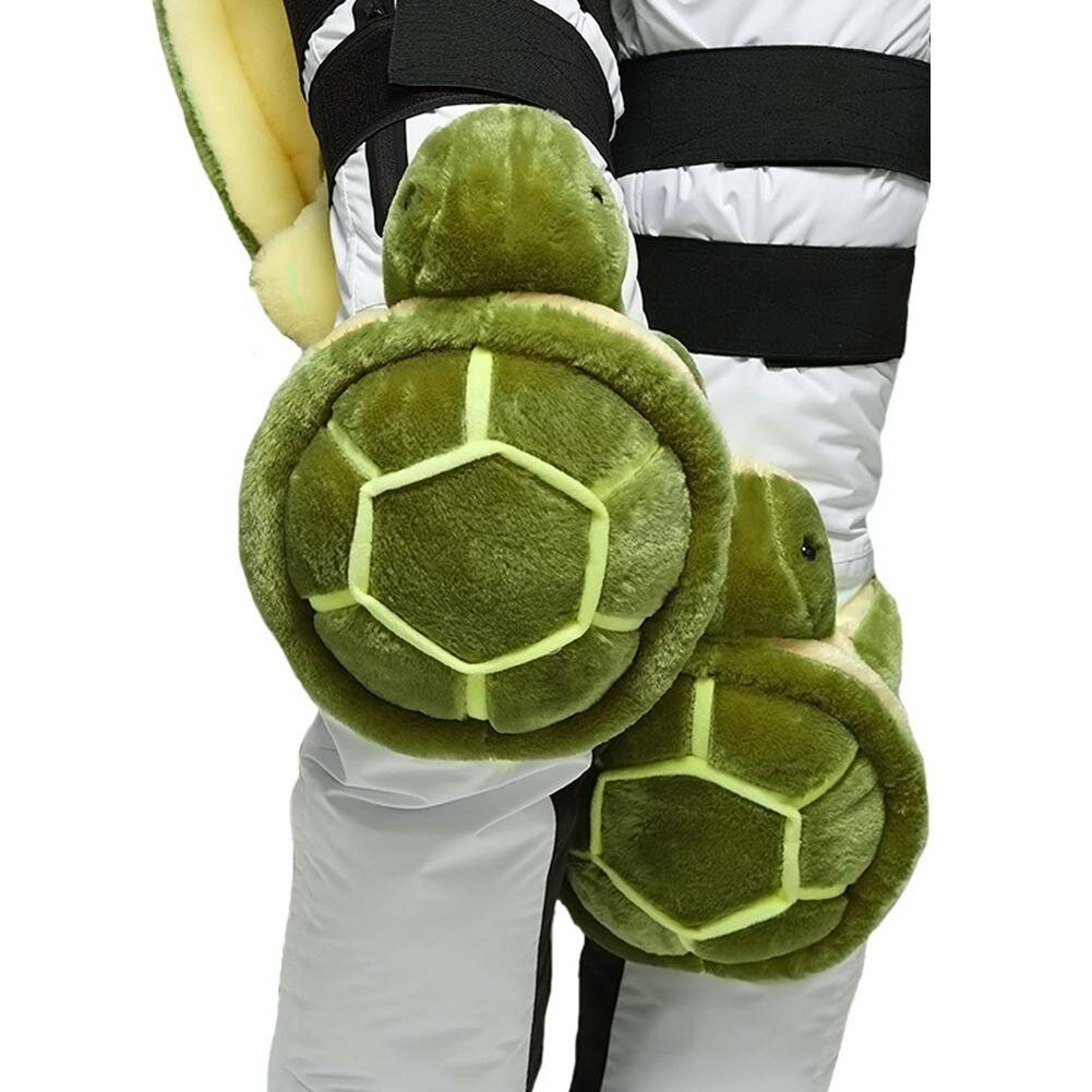 Multi-purpose Adult Ski Protective Equipment Cartoon Turtle Snowboard Hip & Knee Pad Cushion Toys