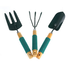 3Pcs Mini Gardening Plant Pot Gardening Tools Small Durable Shovel Rake Spade Set Tool