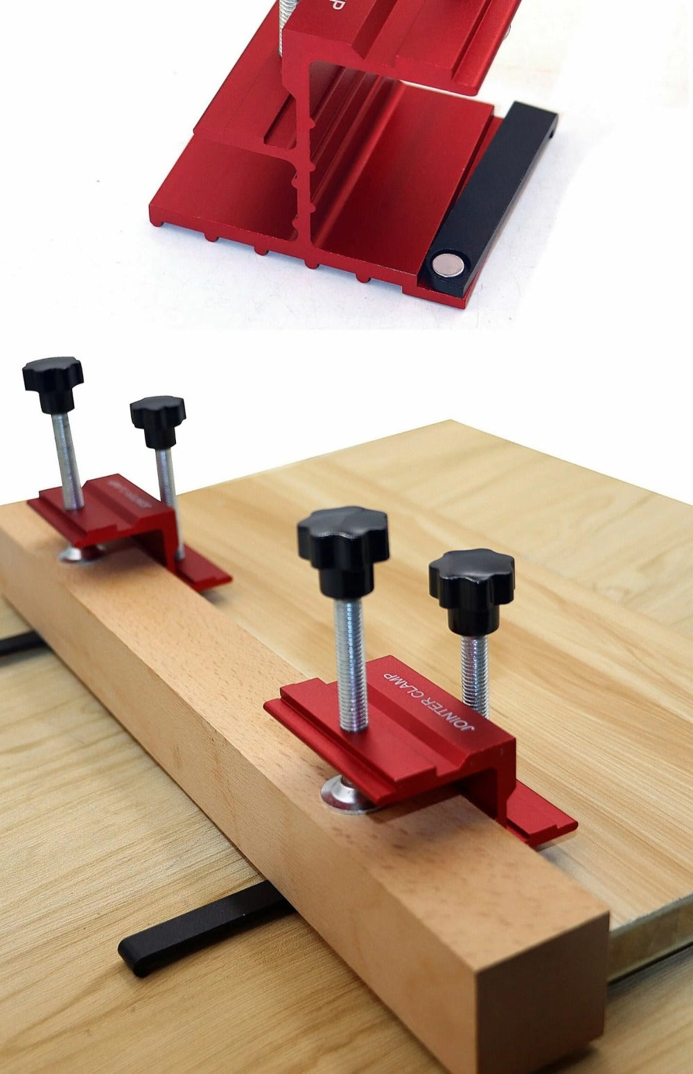 2Pcs Adjustable Pocket Hole Jig Kit for DIY Woodworking & Carpentry