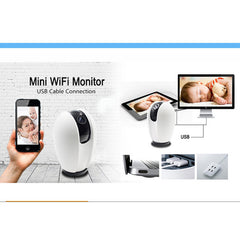 1080P WiFi HD Surveillance Smart White Camera Cloud Wireless IP Camera Intelligent Auto Tracking Of Human Home Security Surveillance CCTV Network Wifi Camera