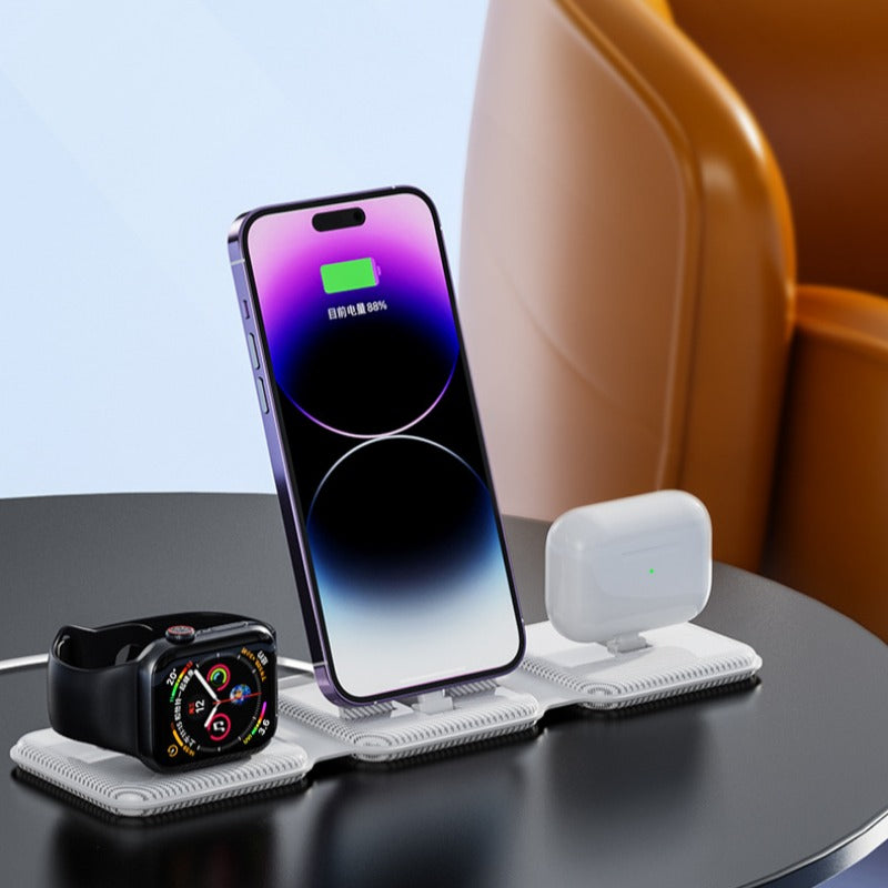 Fast Qi Wireless Charger for iPhone 13/14/Pro/Max, iWatch, AirPods