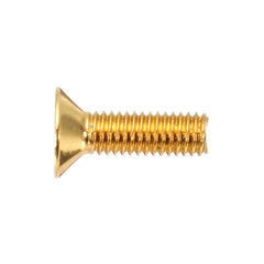 10Pcs M3*10 Countersunk Head Hex Socket Screws Steel Alloy Titanium Plating Gold