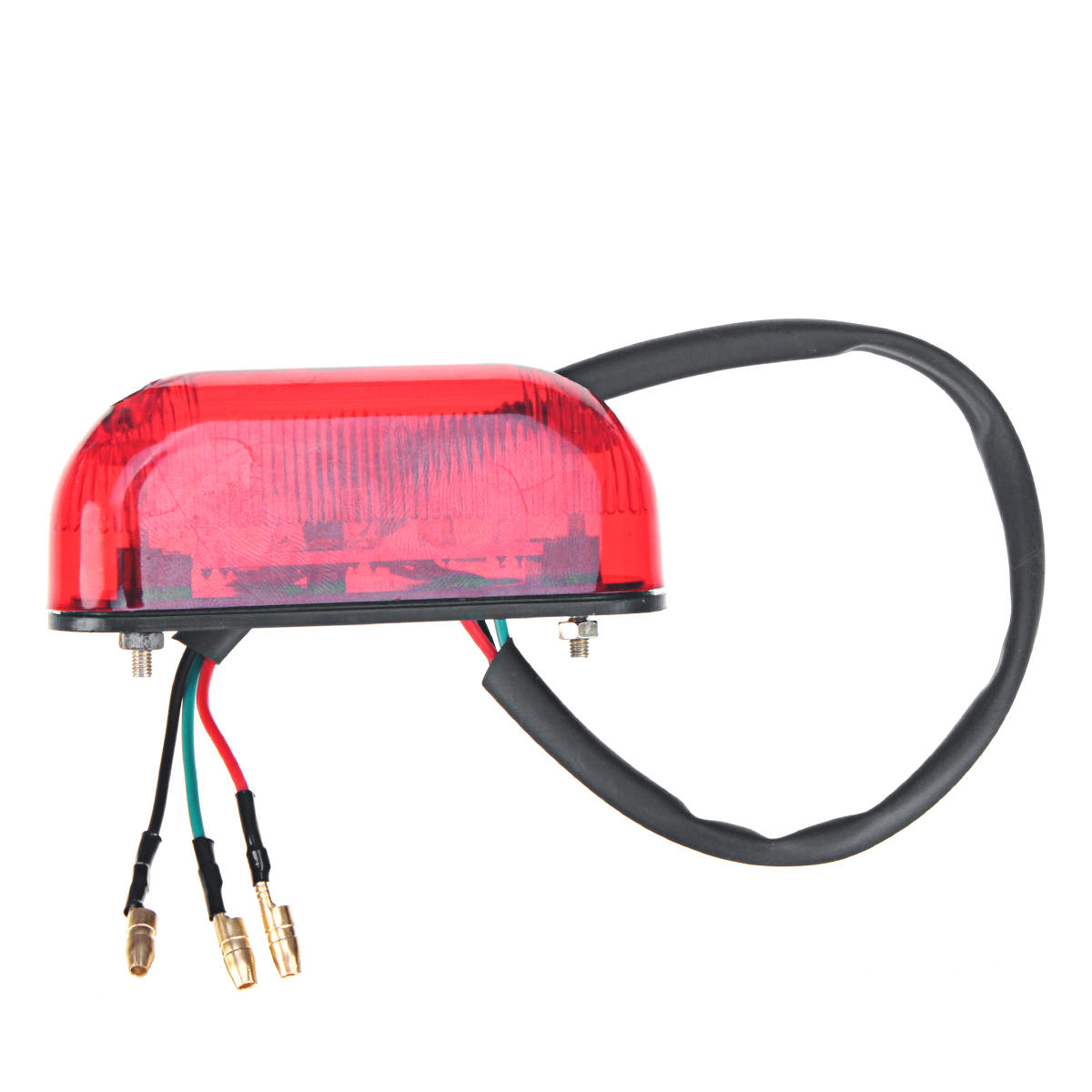 12V Rear Fender LED Brake Tail Light Dirt Bike Motocross Motorcycle Taillight Lamp