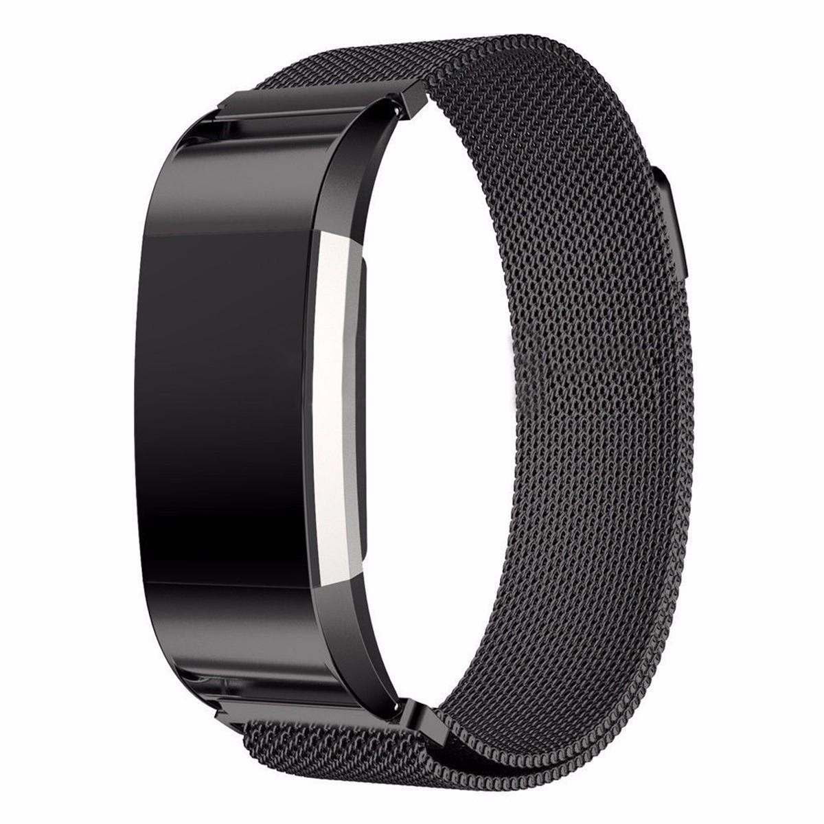 Replacement Magnetic Stainless Steel Wristband Strap For Fitbit Charge 2 Tracker