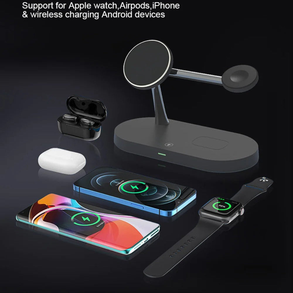 Fast Wireless Charger Pad for iPhone, Hui, Redmi, AirPods, Apple Watch