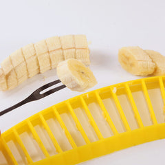 Banana Slicer Banana Cutter Chopper Fruit Salad Sundaes Chopper Kitchen Fruit Tool Salad Accessory