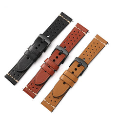 Universal 22mm Hand-stitched Head Layer Cowhide Replacement Strap Smart Watch Band For Gear S3