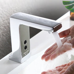 Induction Faucet Hot And Cold Automatic Sensor Touchless Sink Hand Contactless All Copper Kitchen Bathroom Auto Smart Water Saving