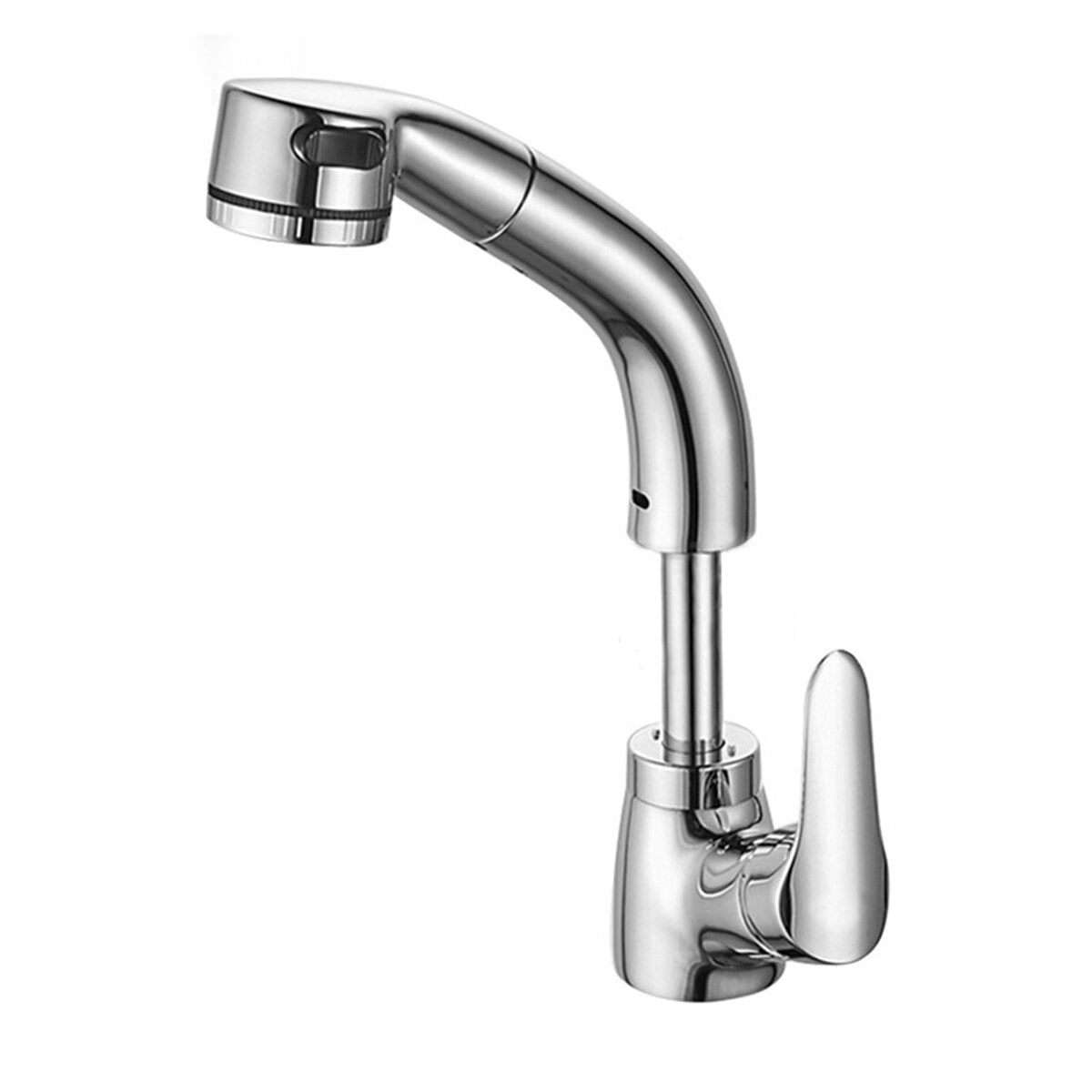 Zinc Alloy Pull Out Faucet Mixer Taps 360Swivel Spout Spray Kitchen Bathroom Sink Basin Brass