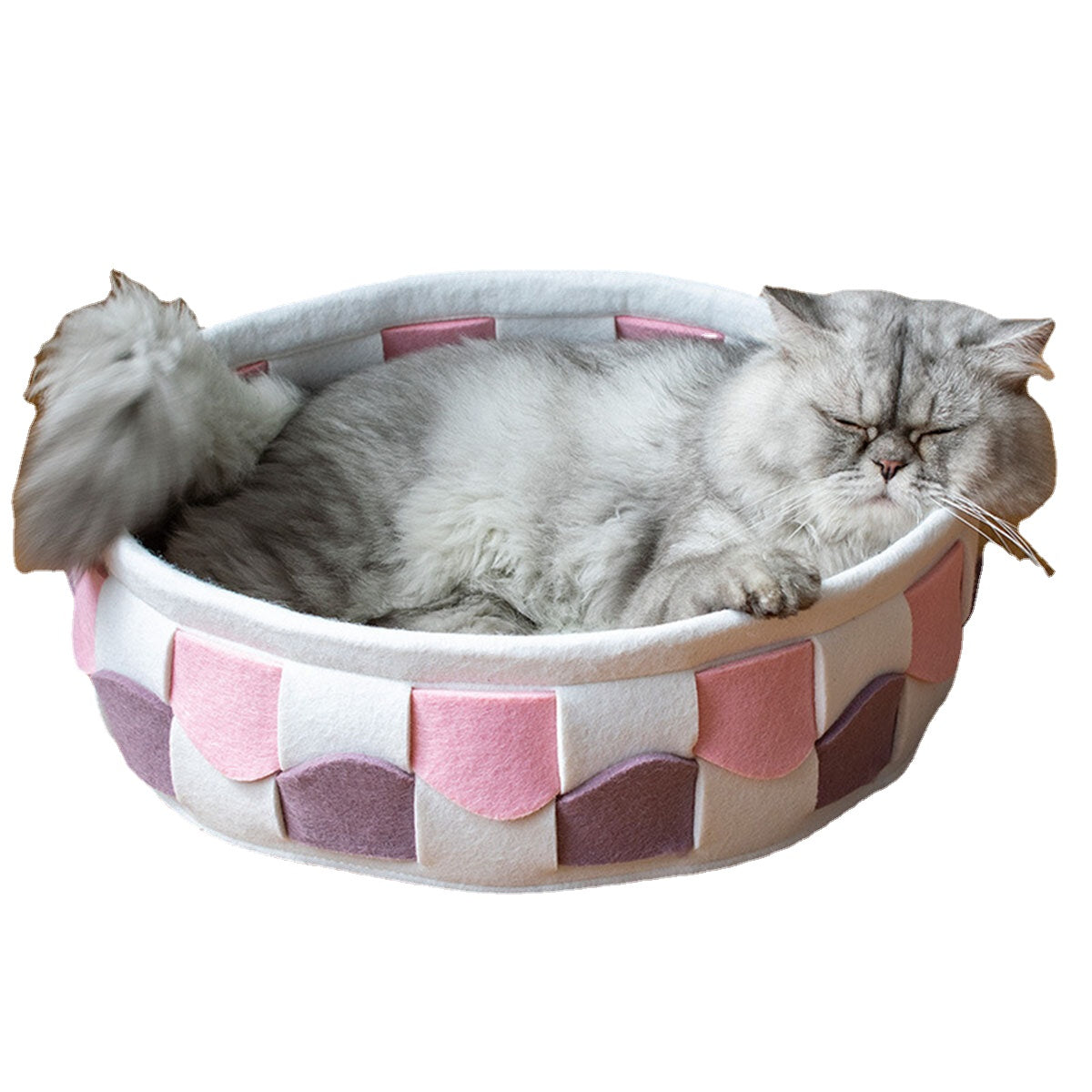 Natural Felt Pet Cat Cave Beds Nest House For Cats Small Dogs Pets Supplies