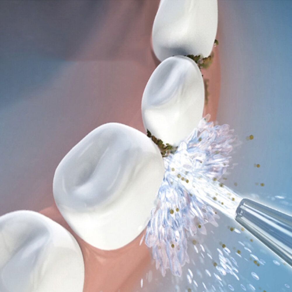 300ml Potable Oral Irrigator USB Rechargeable 6 Jet 3 Modes Adjustable Water Flosser IPX8 Waterproof Teeth Cleaner