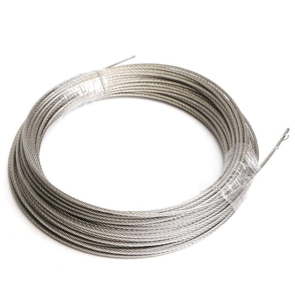 304 Stainless Steel 3mm Diameter Cable Wire Clothes Cable Line Wire Rope Length 30M