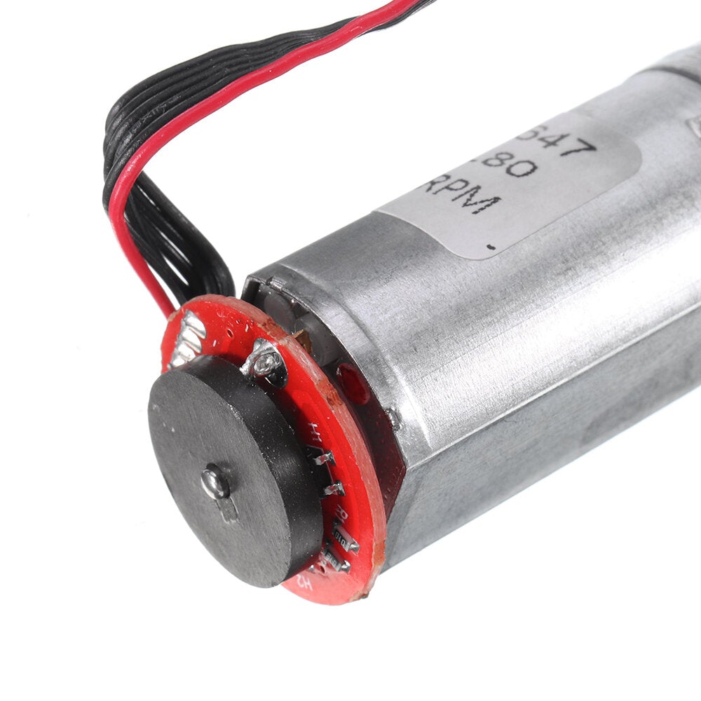 DC 12V 150rpm Gear Reduction Motor with Encoder Speed Dial Reducer Motor