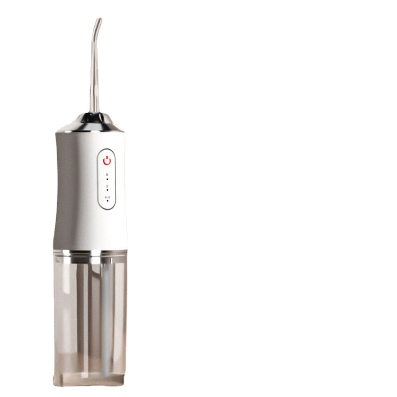 220ML Oral Irrigator USB Rechargeable Water Flosser Portable Dental Water Jet W/ 4pcs Nozzles
