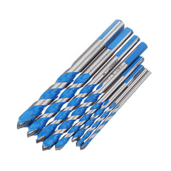 8Pcs Multi Purpose Carbide Tip Drill Bits Set Construction Hole Saw Cutter for Concrete Masonry Ceramics Tiles Wood Plastic Metal Sheets and Aluminum