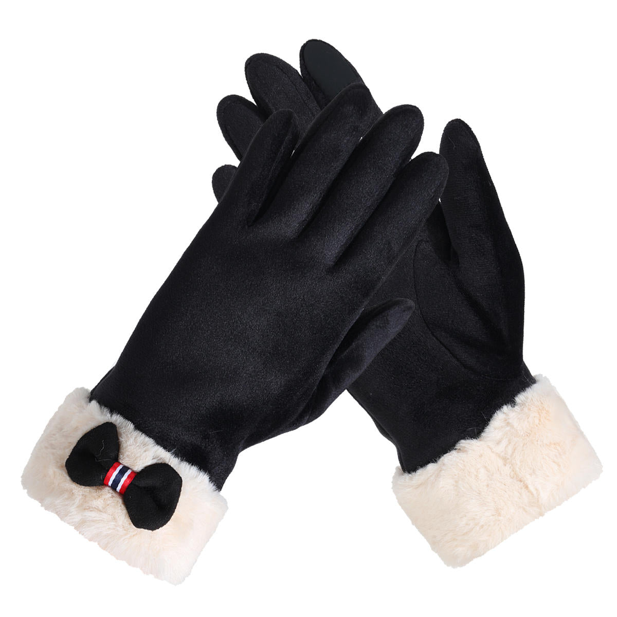Womens Touch Screen Gloves Winter Windproof Thermal Warm Driving Skiing Full-finger Gloves