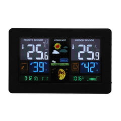 Big Screen Weather Forecast Clock Wireless Radio Multi-function Electronic Alarm Temperature Humidity Calendar