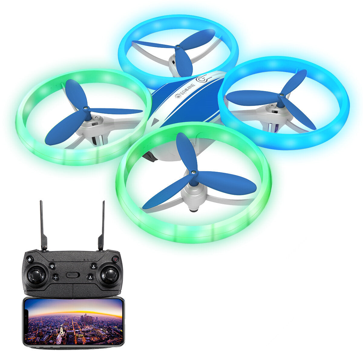 WIFI FPV With 1080P HD Camera Altitude Hold Headless Mode RC Drone Quadcopter