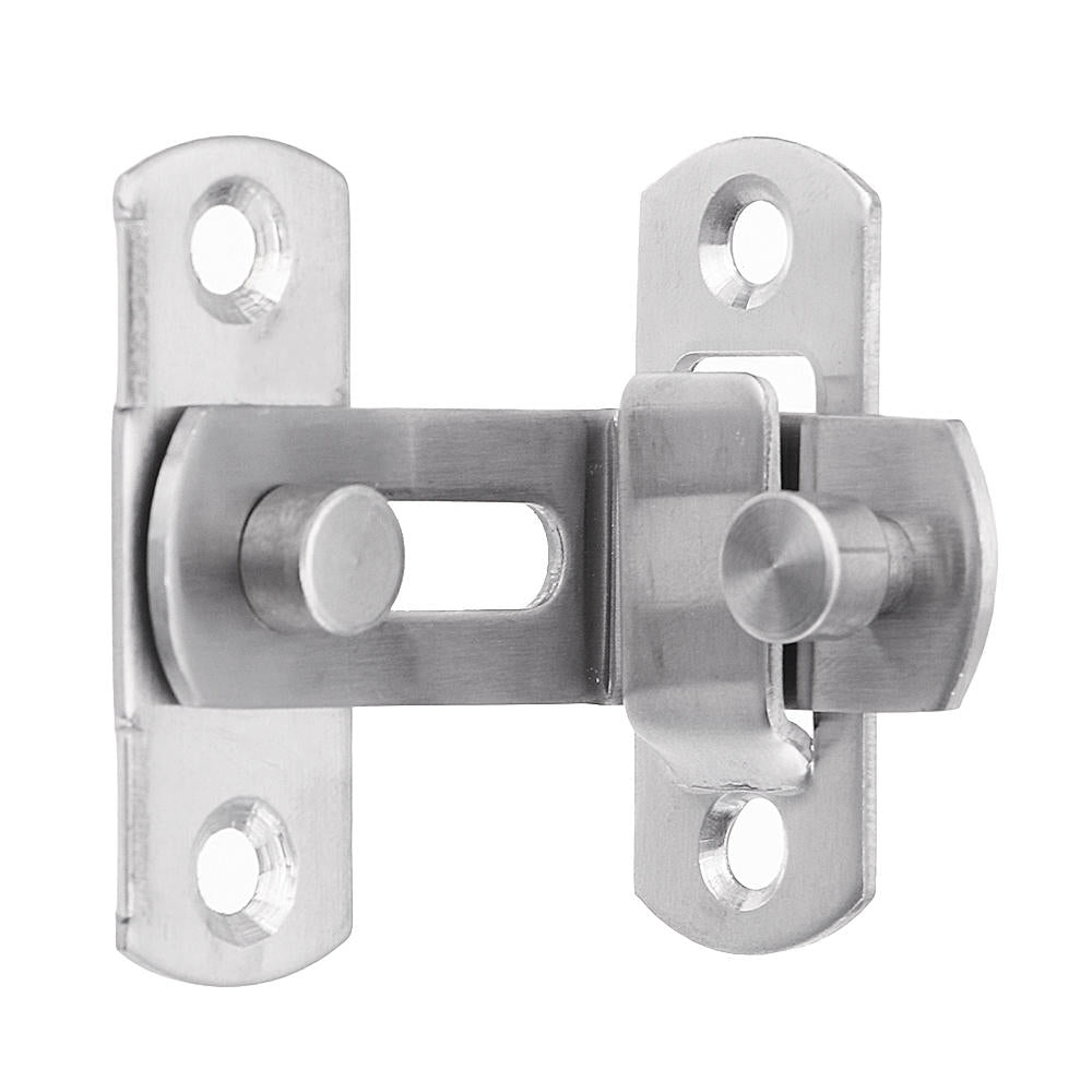 90 Degree Buckle Bolt Barn Door Lock Latch Hasp Sliding Door Buckle for Toilet Doors and Windows