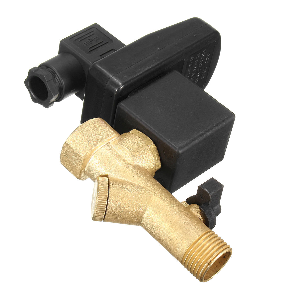 1/2" Automatic Electronic Drain Valve Electromagnetic Timed Air Compressed Electrotim Solenoid Valve