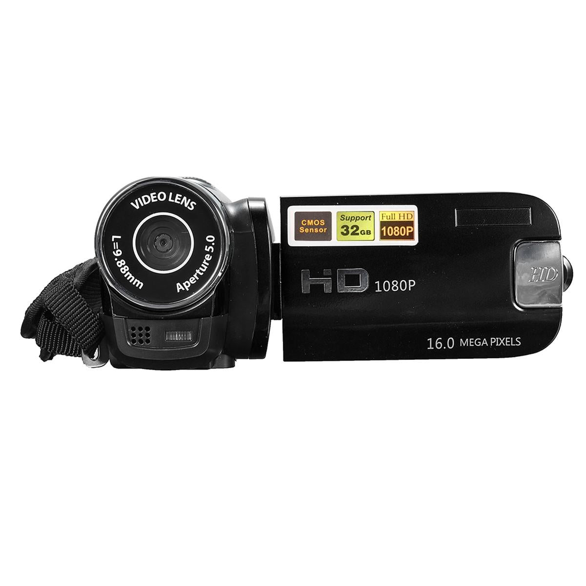 HD Digital Video Camcorder 16MP 1080P DV Camera with 2.7 Inch LCD Screen