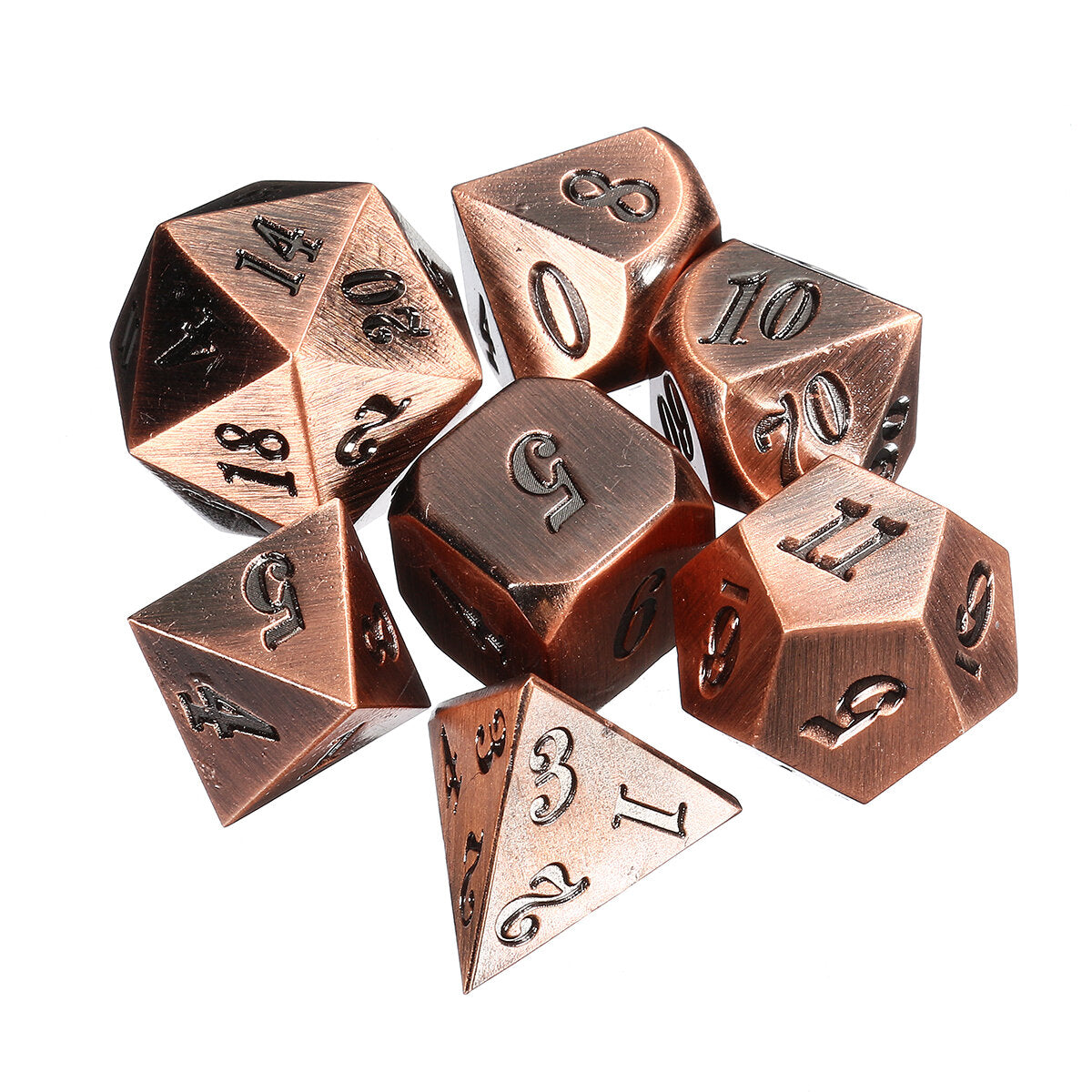 Antique Color Heavy Dice Set Polyhedral Dices Role Playing Games Dice Gadget RPG