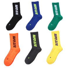 1 Pair of Sports Sock Medium Tube Non-slip Basketball Running Socks Outdoor Jogging Hiking