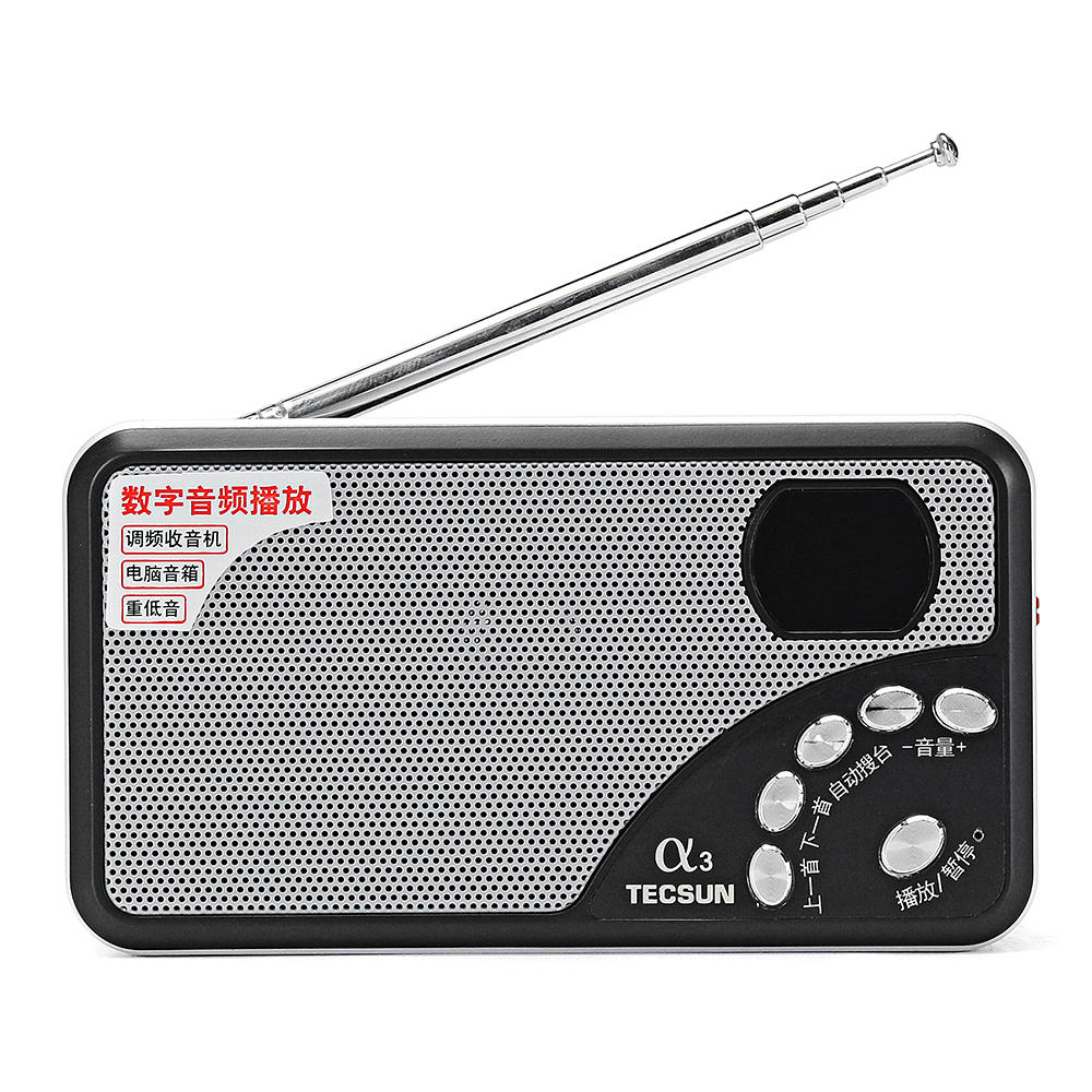 Digital FM Radio Receiver Speaker Support TF Card