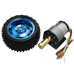 12V 320rpm/12V 107rpm/6V 160rpm DC Gear Motor Encoder Motor with Mounting Bracket and Wheel