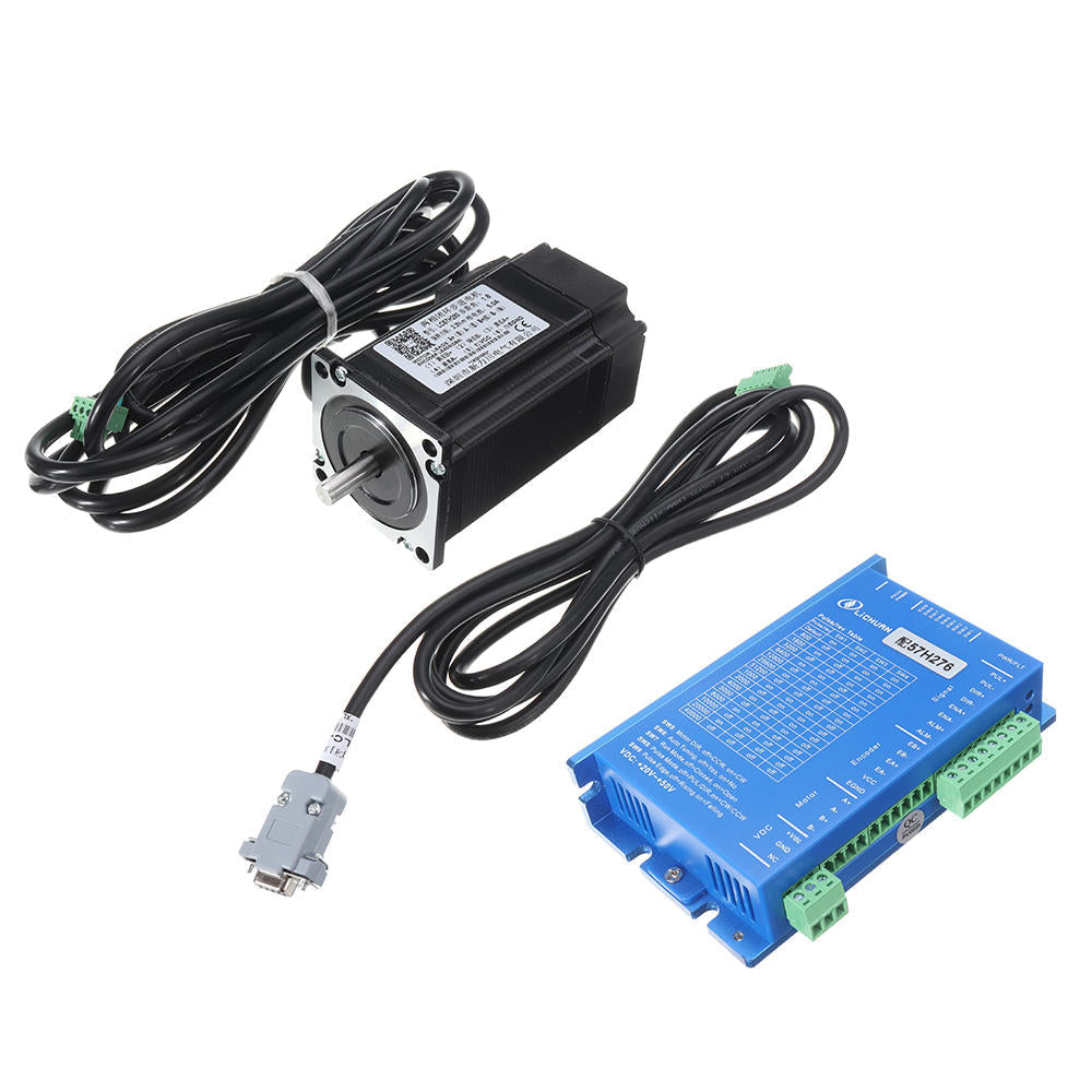 23 2.0N.m Closed Loop Stepper Motor Kits 2 Phase 57 Servo Motor with Hybird Servo Driver Set for CNC Engraving Machine