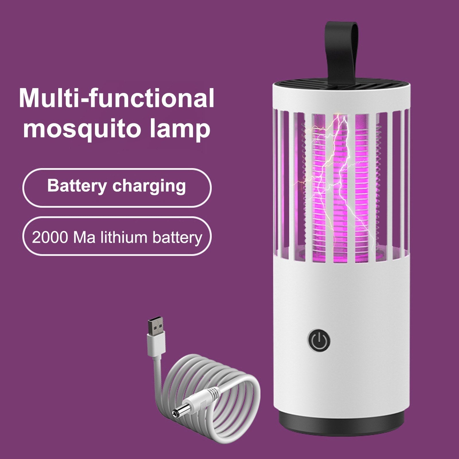 USB Powered Electric Mosquito Killer Lamp - Household Zapper