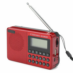 Portable FM AM SW 21 Bands DSP Digital Radio USB TF Card MP3 Music Player Speaker With Telescopic Antenna