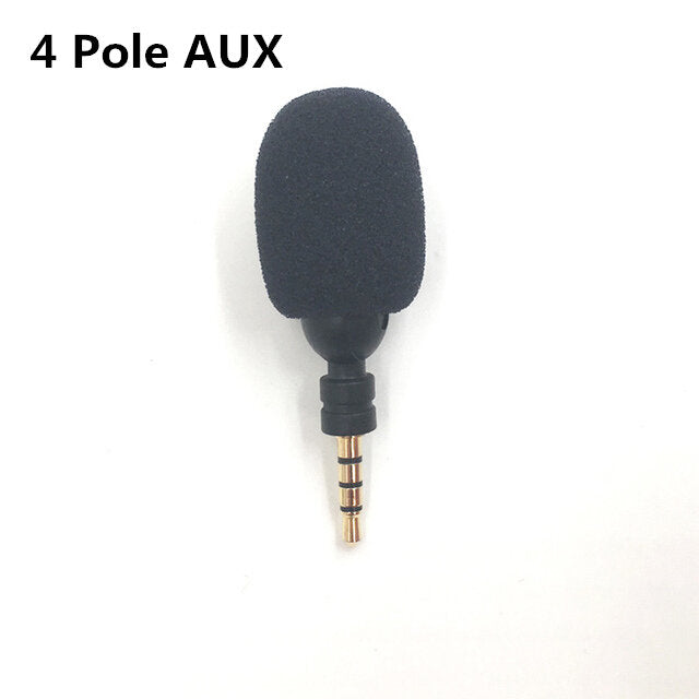 3.5mm Mono/ Stereo/ 4 Pole Mini Microphone Flexural Bendable for Mobile Phone Computer Recording Device