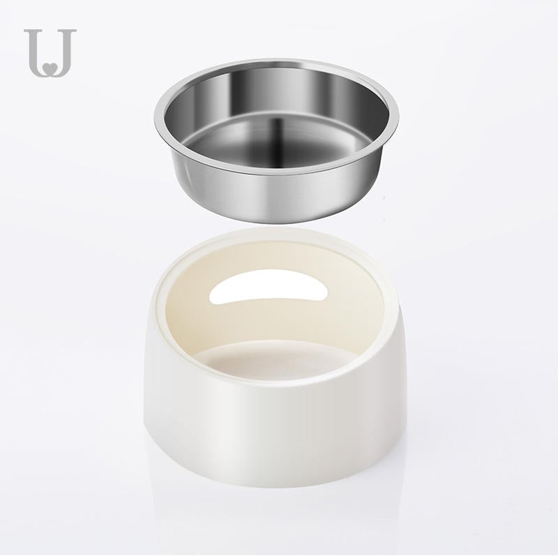 Pet Tilt Stainless Steel Bowl Dog Food and Water Feeder With Base