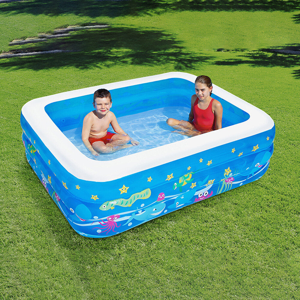 Inflatable Swimming Pool Kids Adult Yard Garden Family Party Outdoor Indoor Playing Inflatable Bathtub