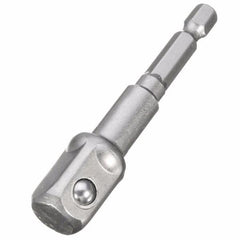 7pcs 1/4 Inch Hex Shank Square Drive Socket Adapter Magnetic Nut Driver Set