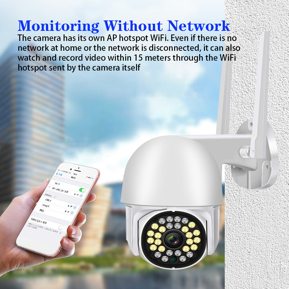 1080P 3MP HD Smart WiFi IP Camera Wireless Night Vision Two Way Voice Call Smart Camera Security Camera