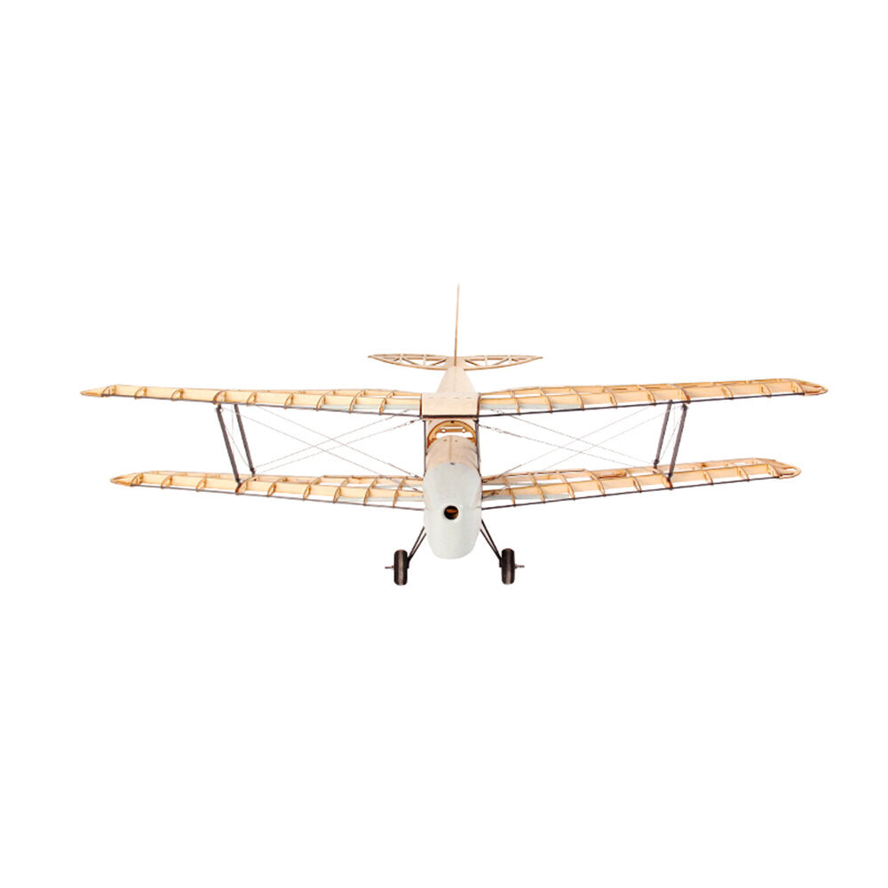 1020mm Wingspan Balsa Wood Biplane Trainer RC Airplane KIT