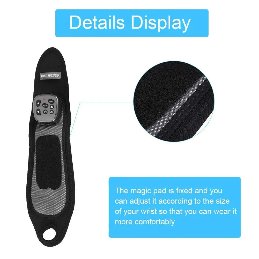 Cordless Hand Massager with Heat and Compression for Arthritis and Carpal Tunnel Pain Relief