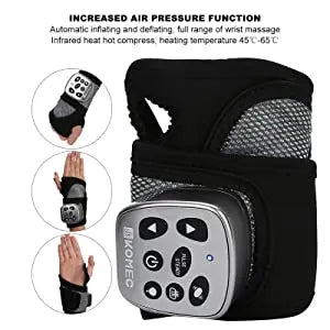 Cordless Hand Massager with Heat and Compression for Arthritis and Carpal Tunnel Pain Relief