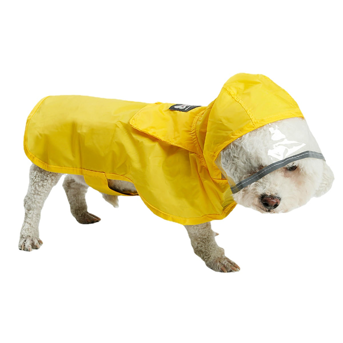 S/M Waterproof Dog Pet Raincoat Portable Raining Jacket Clothes