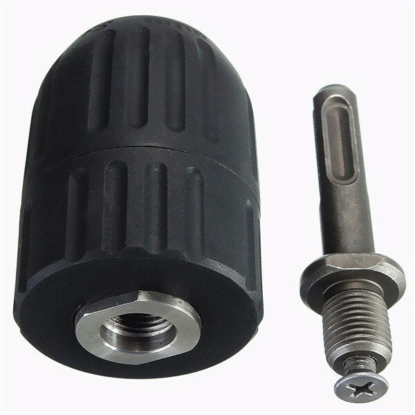 1/2-20UNF Mount 2-13mm Self Locking Keyless Drill Chuck with 1/2 SDS Adaptor