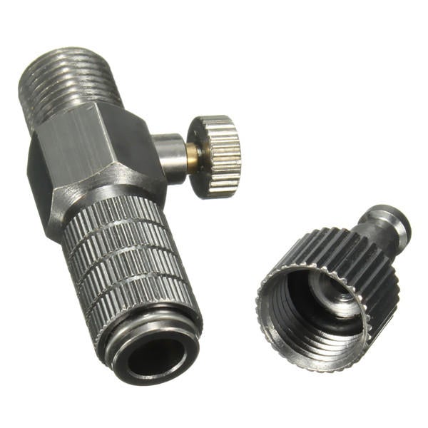 1/8 Inch Airbrush Air Hose Quick Release Adaptor With Micro Air Adjustment Connector