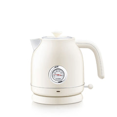 1.7L / 1800W Retro Electric Kettle with Thermometer Display Stainless Steel Water Kettle