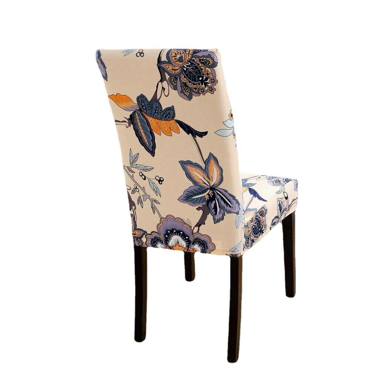 1 Piece Dining Chair Cover Elastic Chair Seat Protector Stretch Slipcover For Wedding Banquet Party Hotel Kitchen Home Office Furniture Decorations