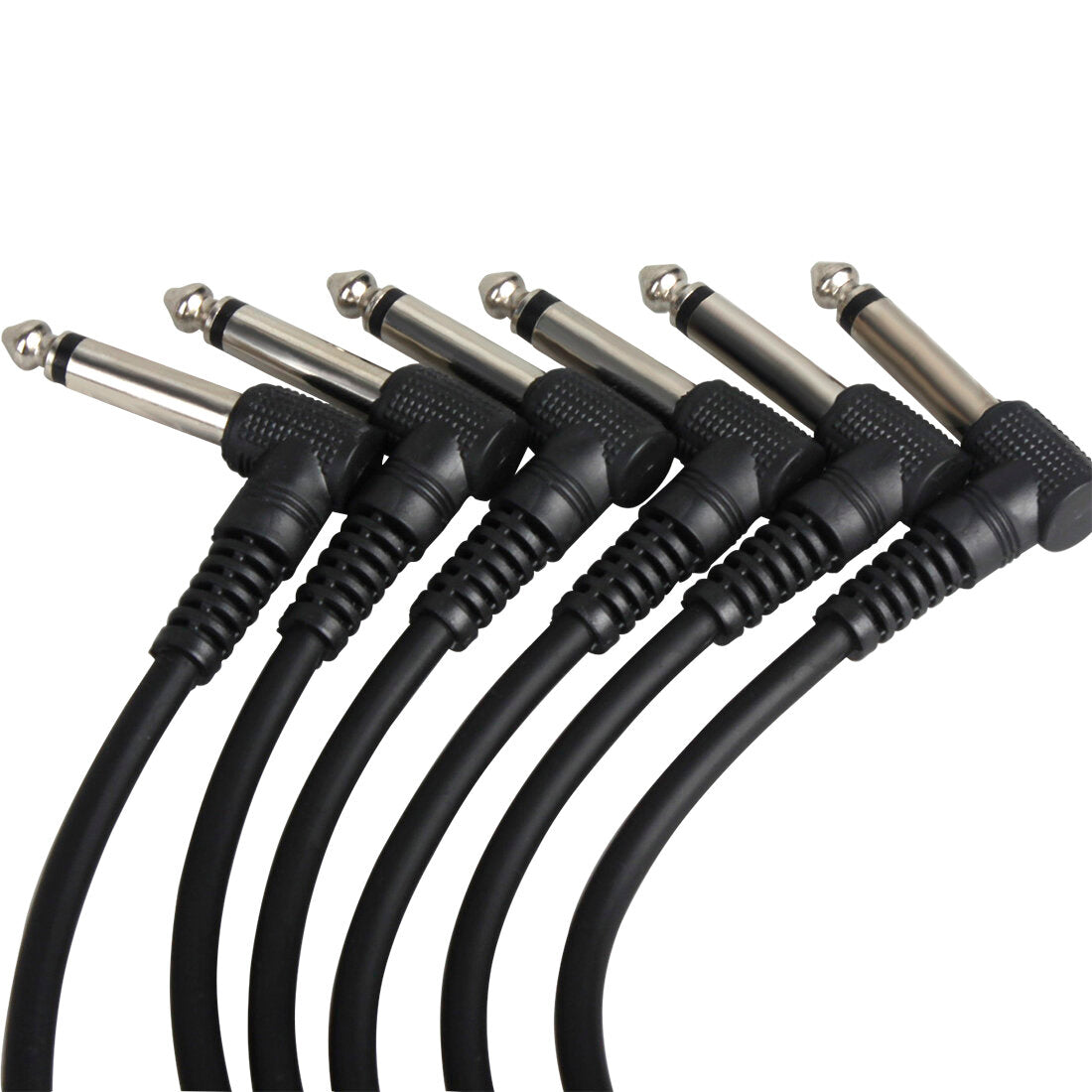 A Set of 6 Effect Device Connection Lines for Musical Instrument Accessories